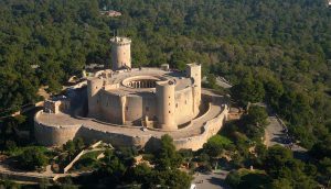 A beautiful view of Castle Bellver in Palma de Mallorca