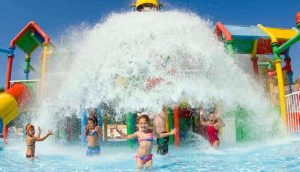 A kids splash area in Western Water Park